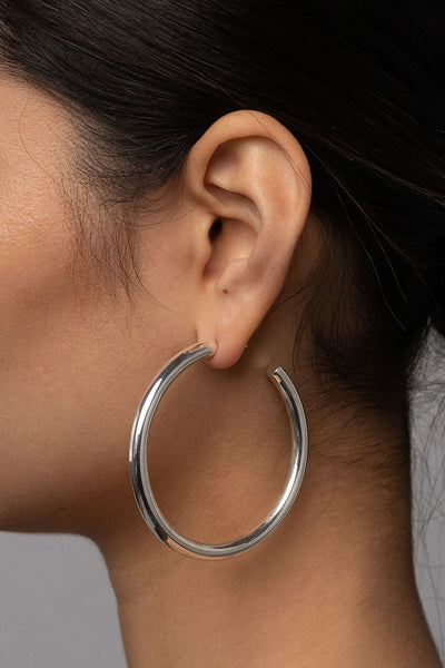 Hoops on sale sterling silver