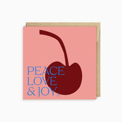 Peace Love & Joy Card